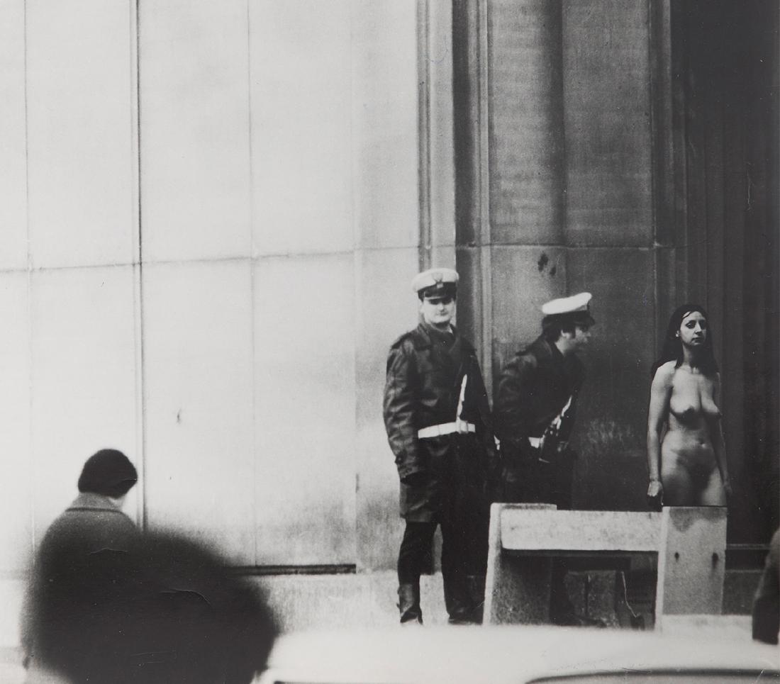 Ewa Partum (b. 1945), Self-idendification, 1980: Ewa Partum (b. 1945) Self-idendification, 1980; gelatin silver print, vintage print on Baryta paper, 30 x 40 cm; There's only one existing print from the author's edition 5 + 2 AP. The work doesn't be