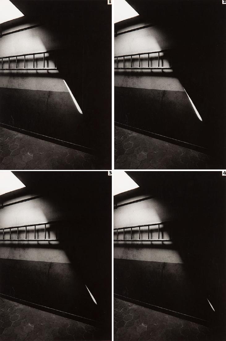 Eustachy Kossakowski (1925 - 2001), A light in the: Eustachy Kossakowski (1925 - 2001) A light in the corridor/Lumiere dans le couloir - a set of th 4 photographs, 1980; gelatin silver print, vintage print on Baryta paper, 39 x 25.5 cm (without frame).