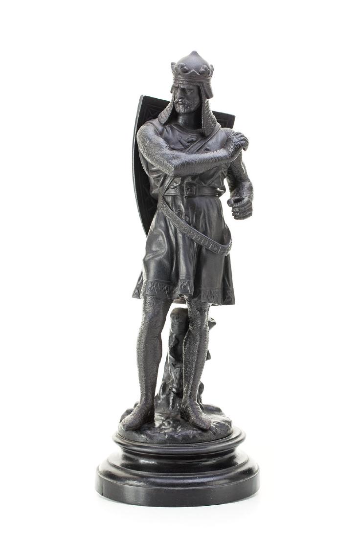 Knight in chain mail, 1901 (1 of 3)