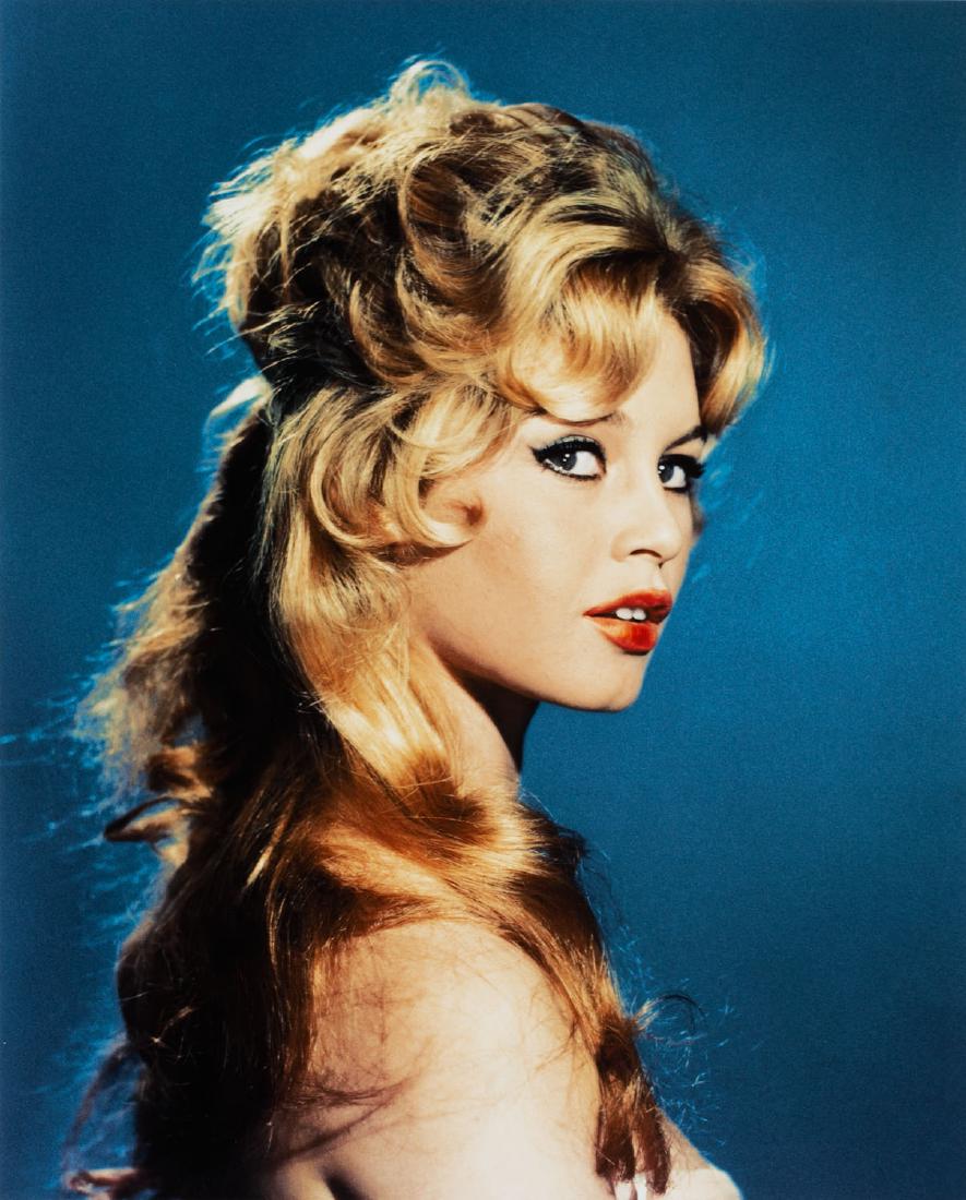 Bruno Bernard \ Bernard of Hollywood (1912 - 1987): Bruno Bernard \ Bernard of Hollywood (1912 - 1987) Brigitte Bardot; pigment print on aluminium board, archival paper, 45.7 x 36.8 cm; signed lower right: 'from the estate of Bernard of Hollywood', num