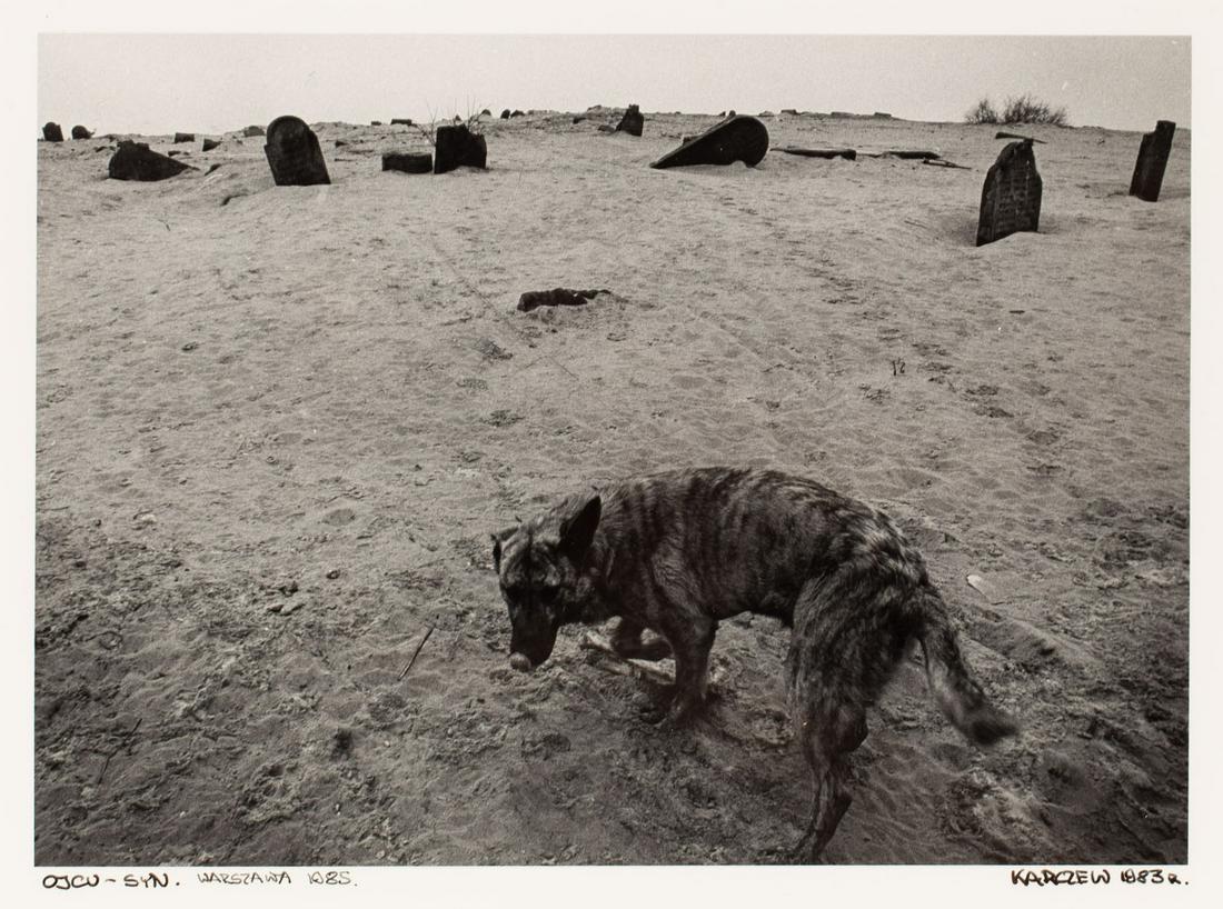 Tomasz Tomaszewski (b. 1953) "Karczew 1983", 1983: Tomasz Tomaszewski (b. 1953) "Karczew 1983", 1983; gelatin-silver print, vintage print/baryta paper, 20 x 29 cm (dimensions in passe-partout window); signed, dated and described on the passe-partout: