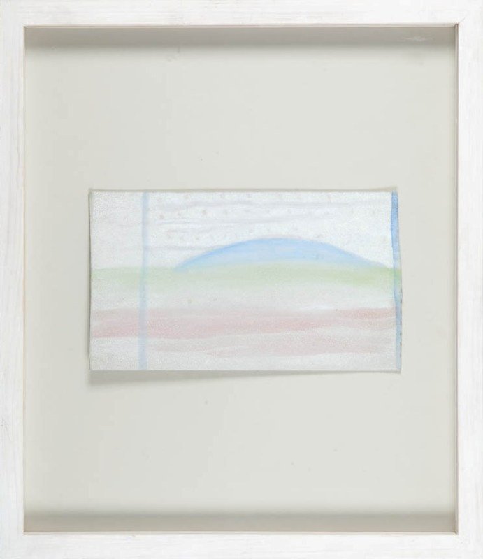 Krystiana Robb-Narbutt (b. 1945 , Warszawa) Ani Mo: Krystiana Robb-Narbutt (b. 1945 , Warszawa) Ani Moby Dick ani biala wyspa mixed media/cardboard, 14 x 24 cm described backside: "ani moby dick ani biala wyspa" technika wlasna na tekt.'