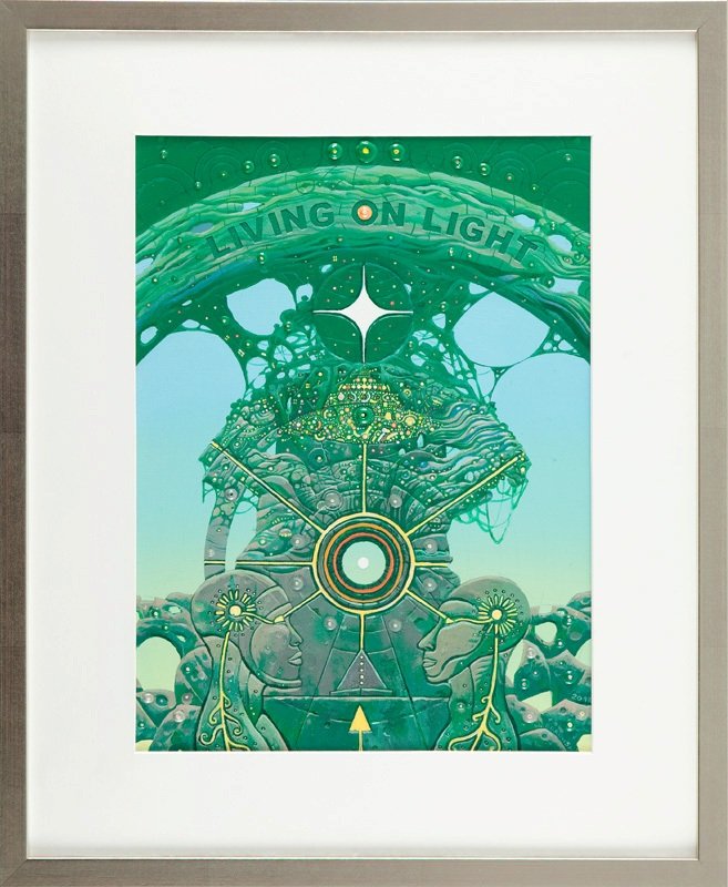 Waldemar Borowski (b. 1979 ) Puzzle, 2012 acrylic/canv: Waldemar Borowski (b. 1979 ) Puzzle, 2012 acrylic/canvas, 40 x 29 cm described backside: 'NAWET W POZORNIE MARTWYCH | PRZEDMIOTACH ZNAJDUJE SI? | OGROM ?YCIA | WALDEK BOROWSKI | "UKLADANKA/PUZZLE" | 2