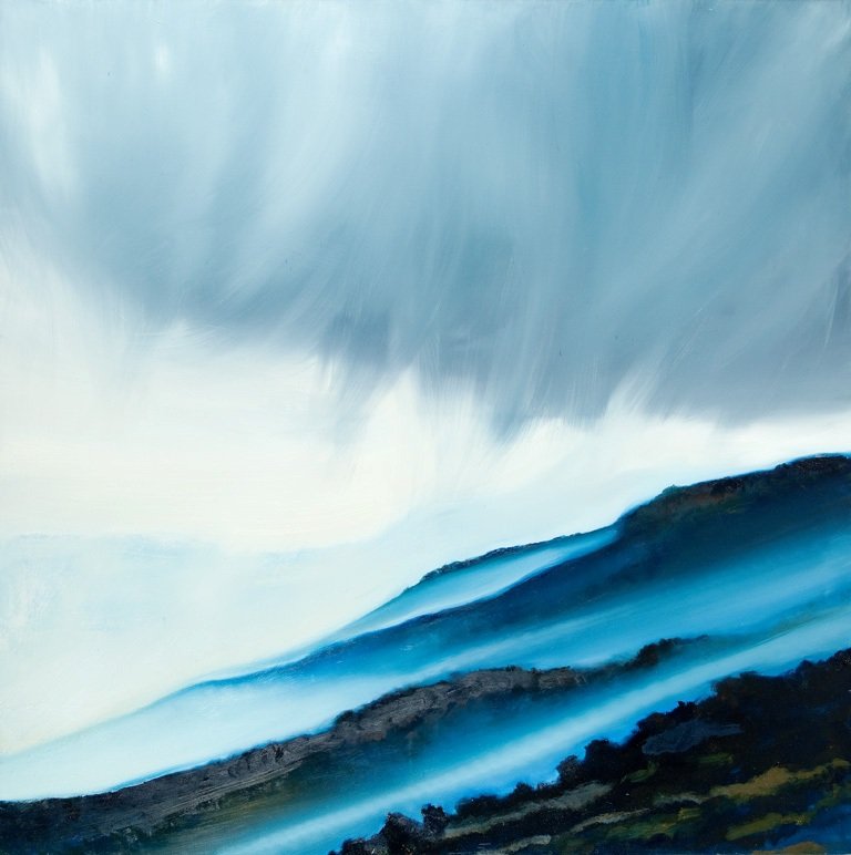 Urszula Kalmykow (b. 1986 , Bialowieza) Light after th: Urszula Kalmykow (b. 1986 , Bialowieza) Light after the storm, 2013 oil/canvas, 140 x 140 cm described backside : 'Urszula Kalmykow 2013'