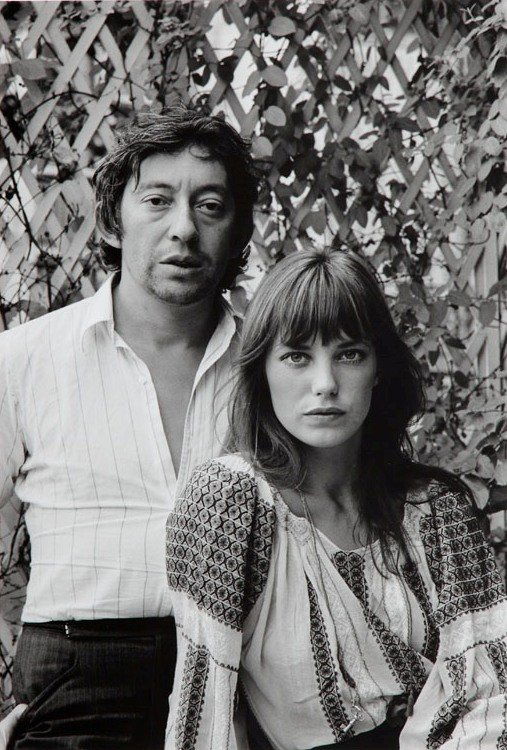 Leonard de Raemy (1924 - 2000) Serge Gainsbourg &Jane: Leonard de Raemy (1924 - 2000) Serge Gainsbourg &Jane Birkin lifetime print, 4/60, black & white photograph, silverprint/barite paper, 65 x 45,5 cm signed r.b. author's stamp: 'LdeRaemy' backside stic