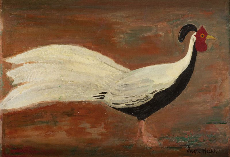 Joseph Hecht (1891 Lodz - 1952 Paris), Cock,: Joseph Hecht (1891 Lodz - 1952 Paris), Cock, oil/canvas, 46 x 65 cm, signed: 'Joseph Hecht'