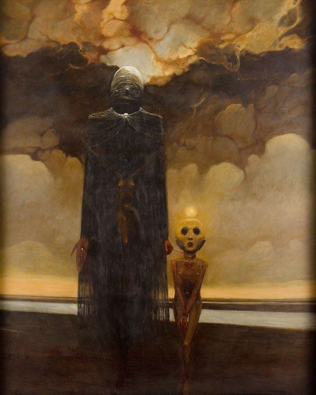 Zdzislaw Beksinski (1929 2005) Untitled, 1973, oil