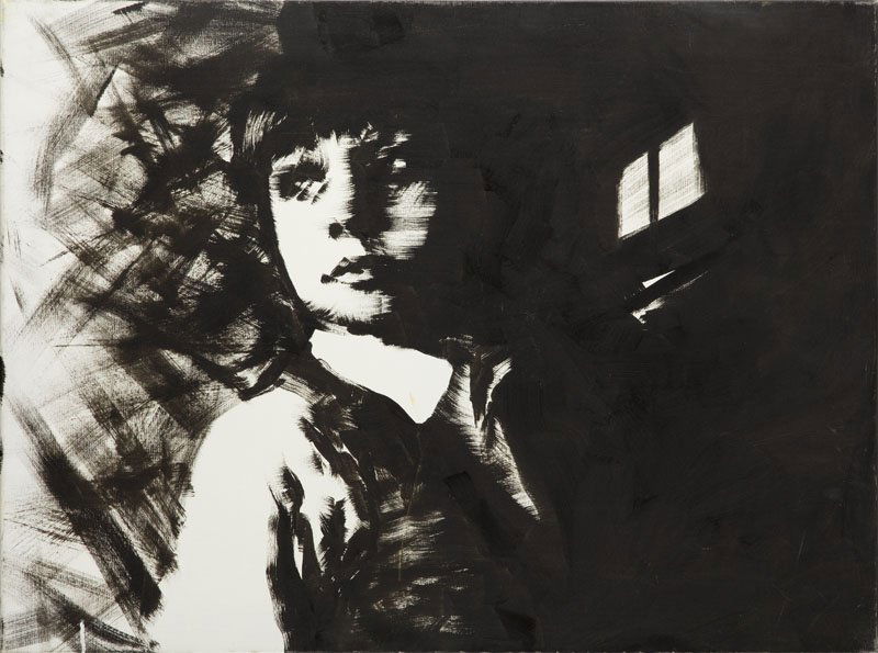 Bartek Materka (b. 1973), "Tytus, the first day at: Bartek Materka (b. 1973), "Tytus, the first day at school", 2007, oil/canvas, 60 x 80 cm, signed and desribe backsite: 'BARTEK MATERKA | 2007 OLEJ/PLOTNO | TYTUS, PIERWSZY DZIEN W SZKOLE'