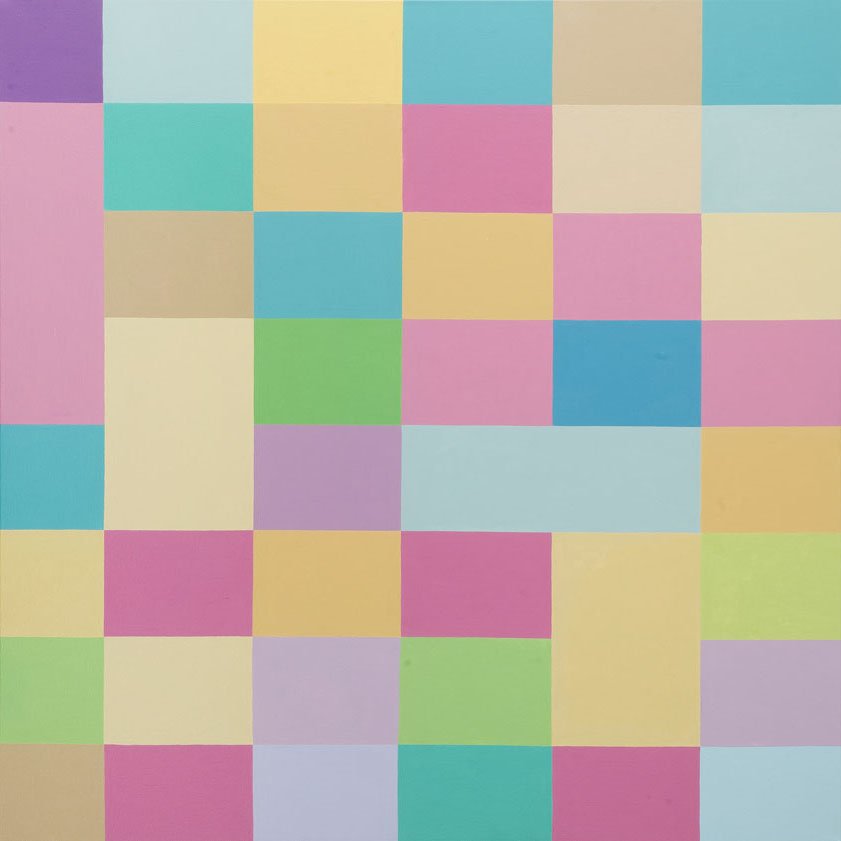 Piotr Sakowski (b. 1983), Collector of butterflies /: Piotr Sakowski (b. 1983), Collector of butterflies / Portrait, 2014, acrylic, tempera/canvas, 80 x 80 cm, describe backside