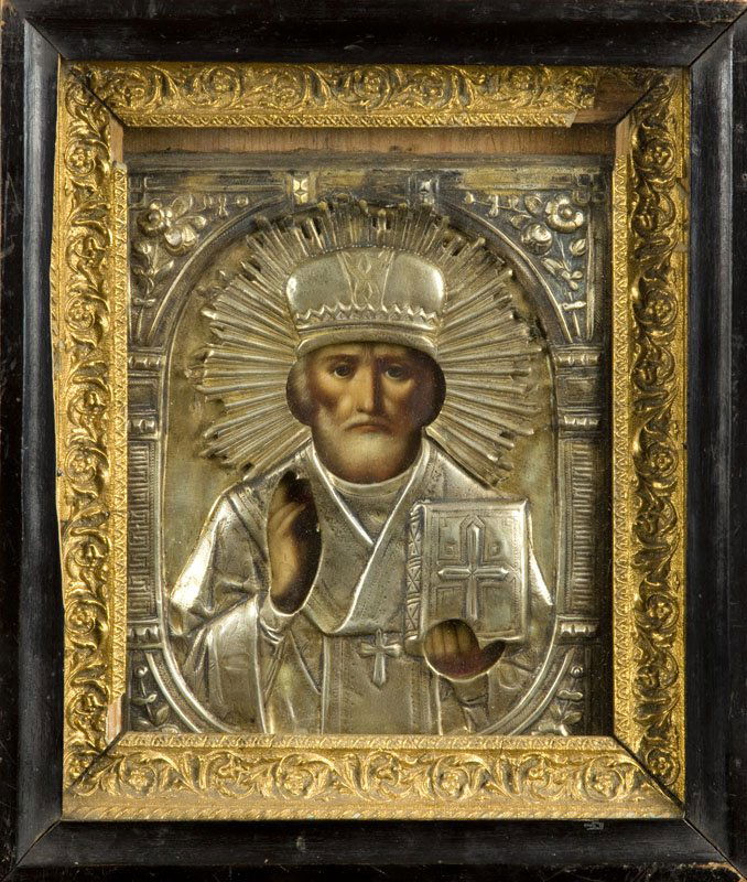St. Nicolas the Miracle, Icon, Russia, Early 20th (1 of 1)