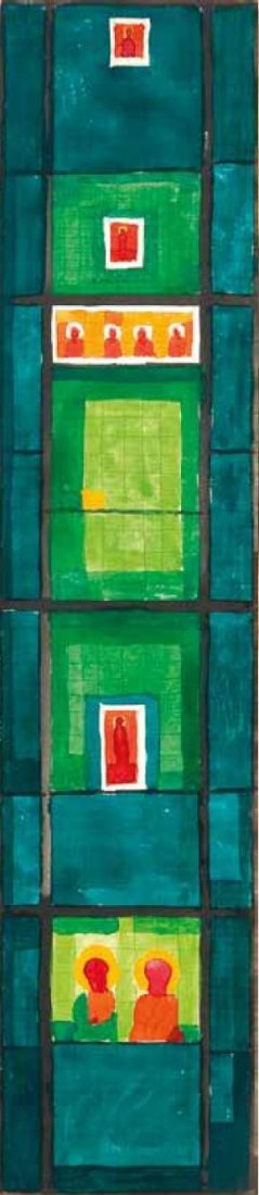 Jerzy Nowosielski (1923 - 2011) Stained glass project (1 of 1)