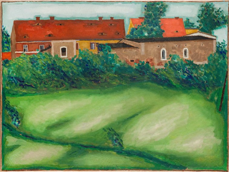 Jerzy Nowosielski (1923 - 2011) Landscape From (1 of 3)