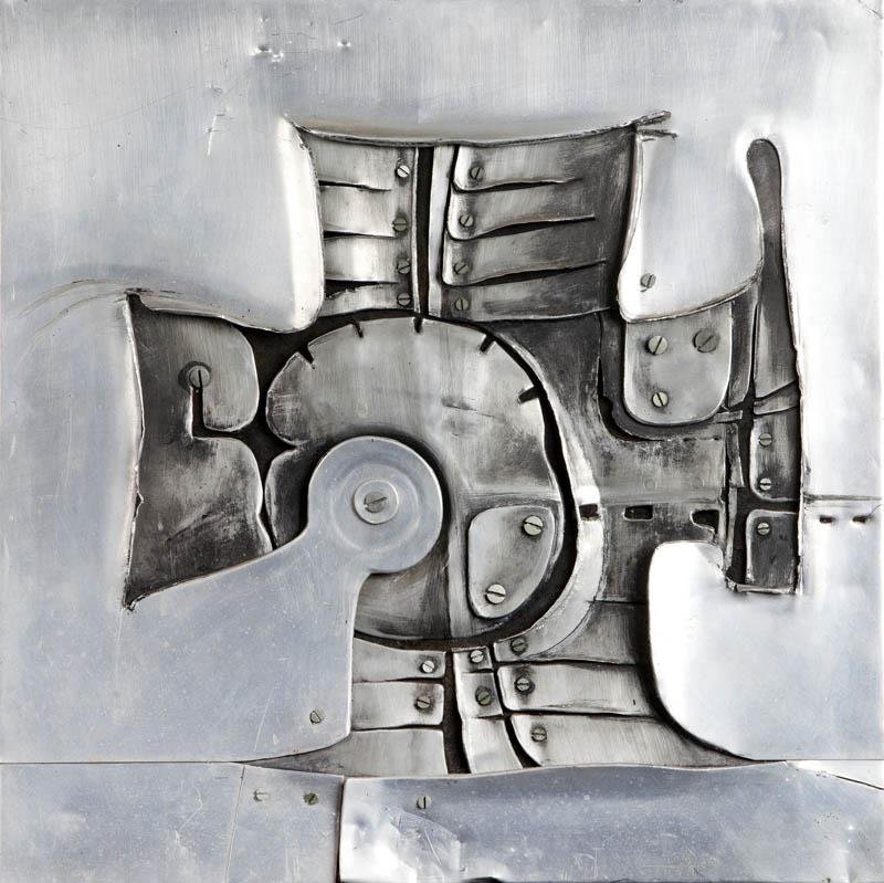 Barbara Pniewska (1923 - 1988) Untitled; relief, plate, (1 of 1)