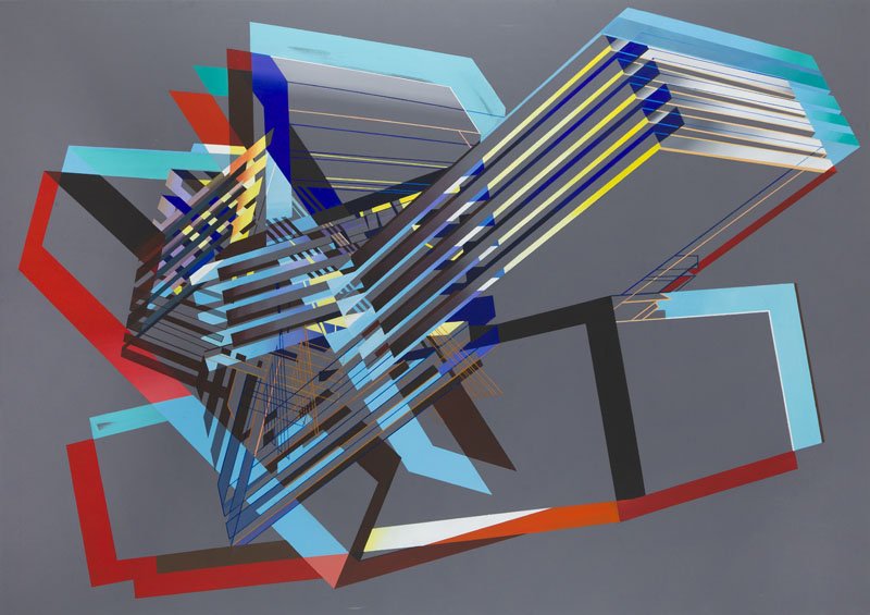 Aleksandra Kowalczyk (b. 1987) Untitled, 2016, acrylic (1 of 4)