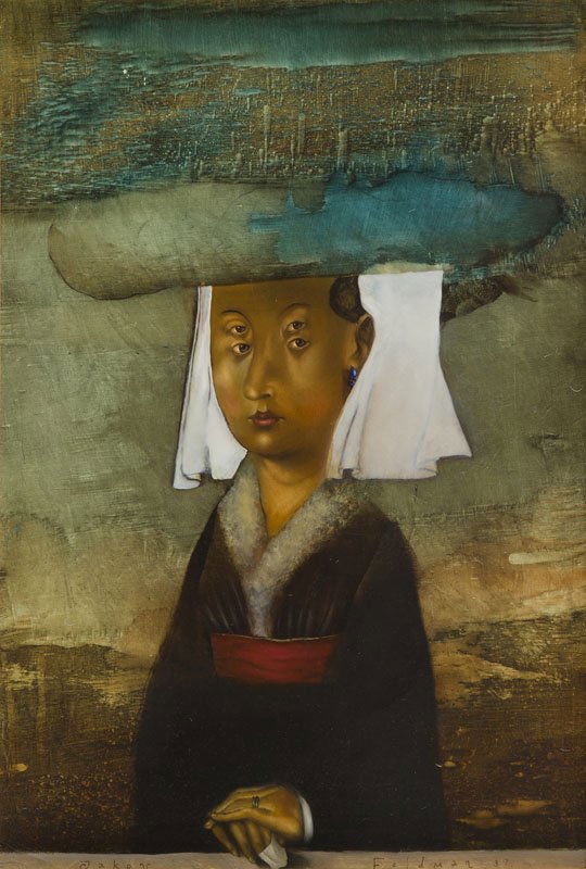 Yakov Feldman, (b. 1969), Portrait of a Woman, 1997 oil (1 of 7)