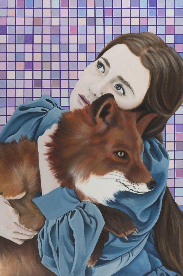 Karolina Fox, (b. 1988), Foxy Lady 2, 2016, acrylic on (1 of 4)