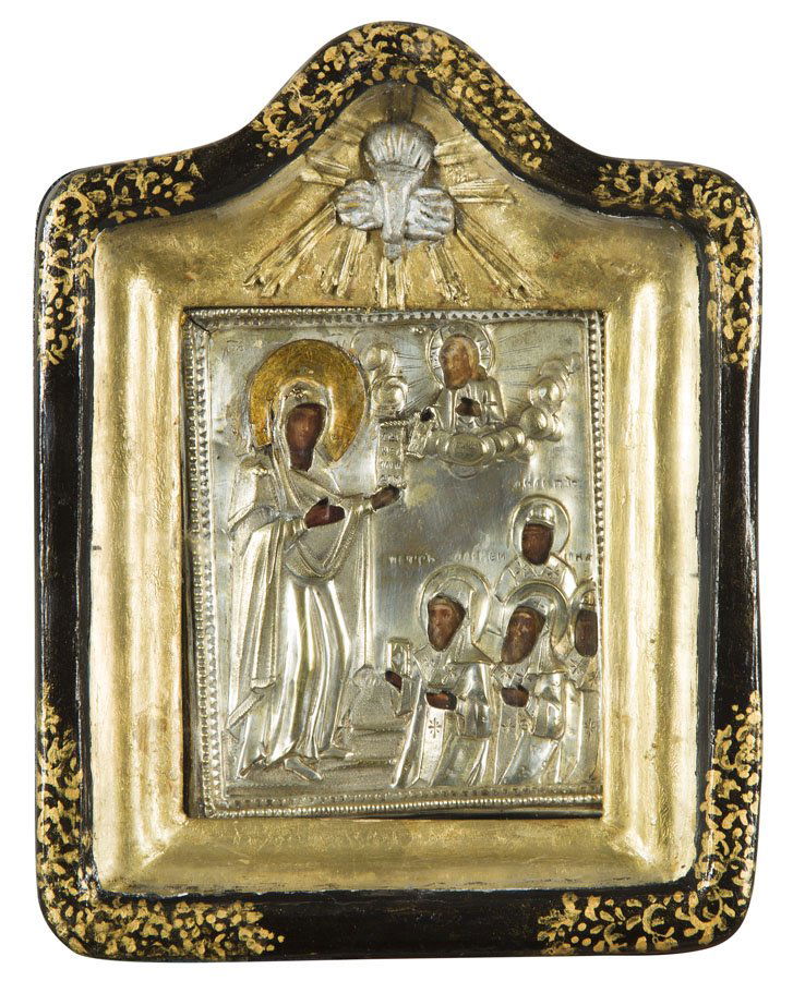 Bogolubskaya Mother of God, Icon, circa 1850; Russia; (1 of 1)
