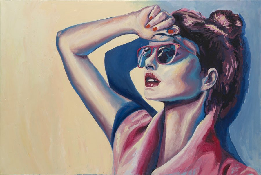 Iwona Kolodziej, (b. 1986), Sunny, 2016, oil on canvas, (1 of 4)