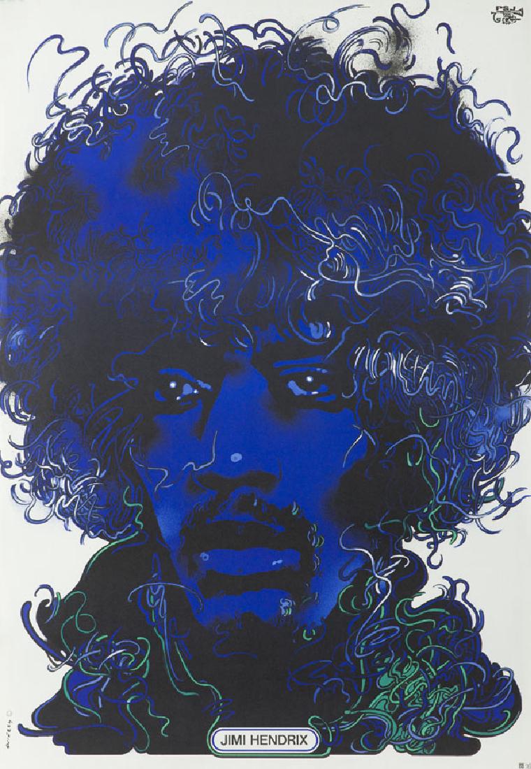 Waldemar Swierzy (1931 - 2013) Jimi Hendrix, 1974; (1 of 1)