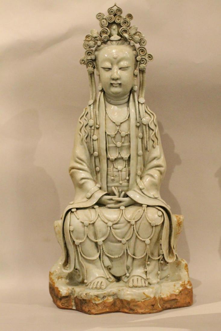 A Large Chinese Porcelain Guanyin (1 of 12)
