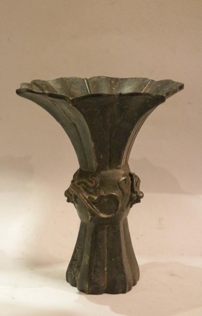 Chinese Bronze Gu Vase (1 of 5)