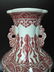 Chinese Copper Red Porcelain Twin Ear Vase - 3