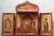 Antique Russian icon Triptych of the Mother of God