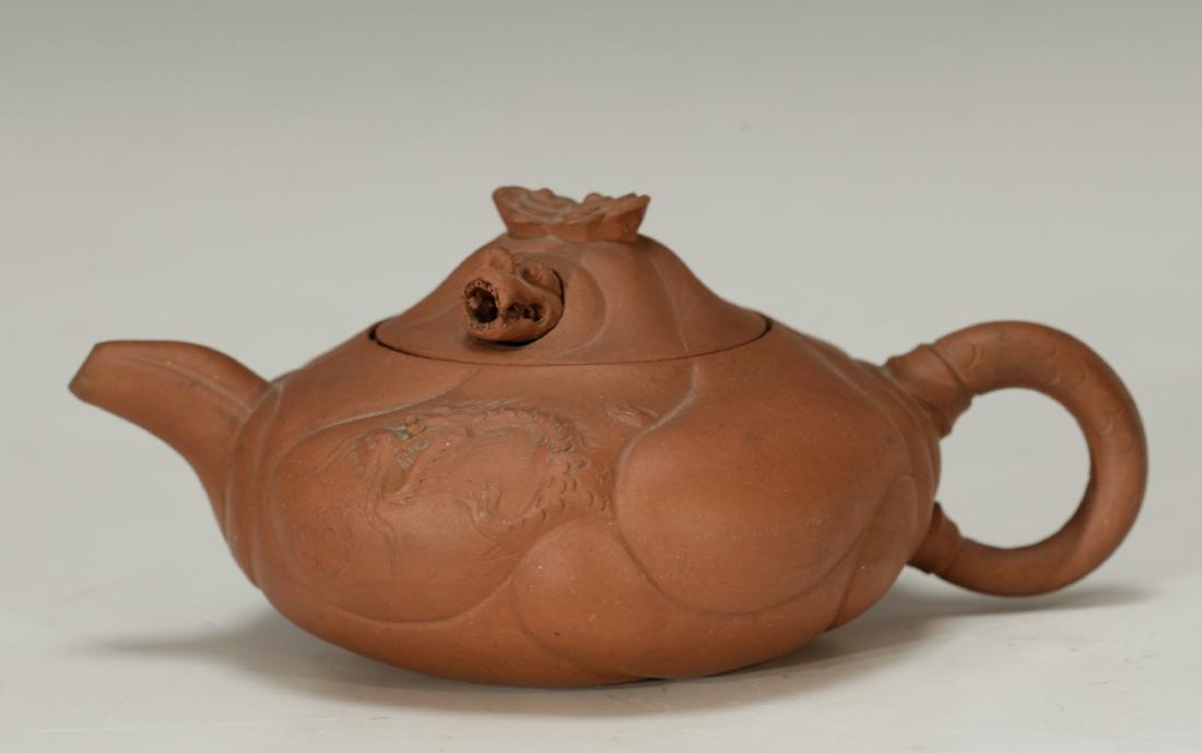 Chinese Republican Period Yixing Zisha Teapot (1 of 6)
