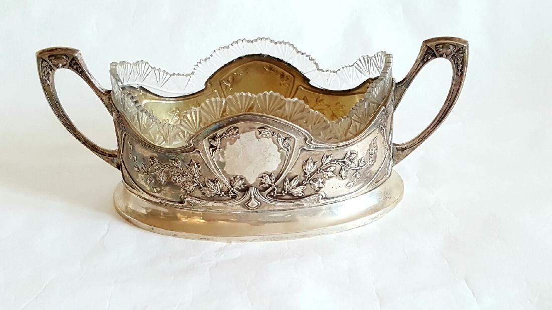 Antique Russian Silver & Crystal Centerpiece (1 of 6)