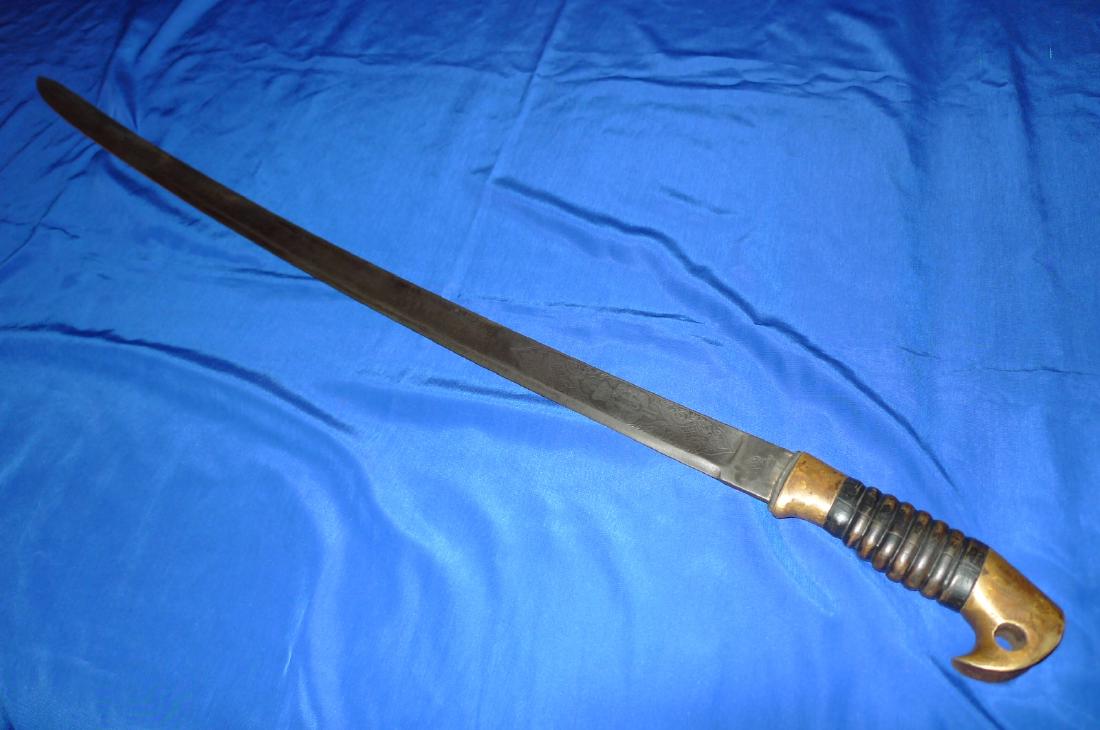 Imperial Russian Shashka Sword No Scabbard (1 of 9)