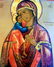 Antique 19c Russian icon of Fedorovskaya Mother of - 2
