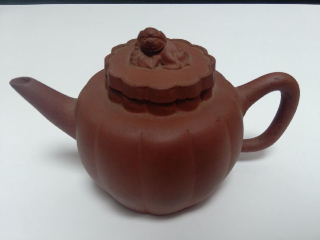 Qing Dynasty Yixing Zisha Teapot, Lion Final (1 of 5)