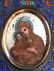 Antique Silver Enamel 19c Russian icon of the Moth