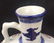 Chinese Blue/White Copper Red Porcelain Vase,Mark - 6