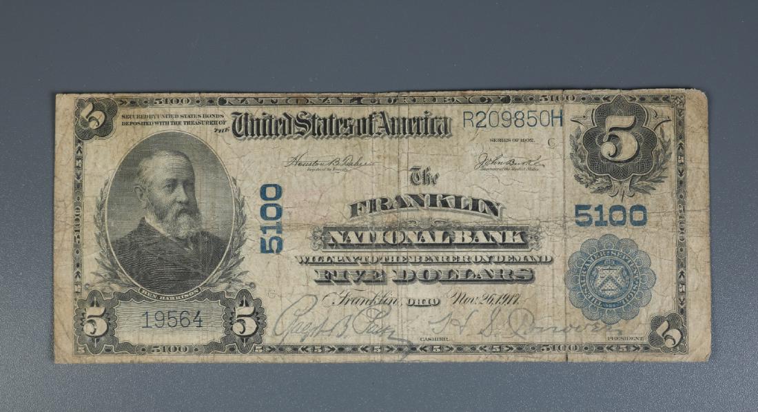 American 5 Dollar Bill: American 5 Dollar Bill