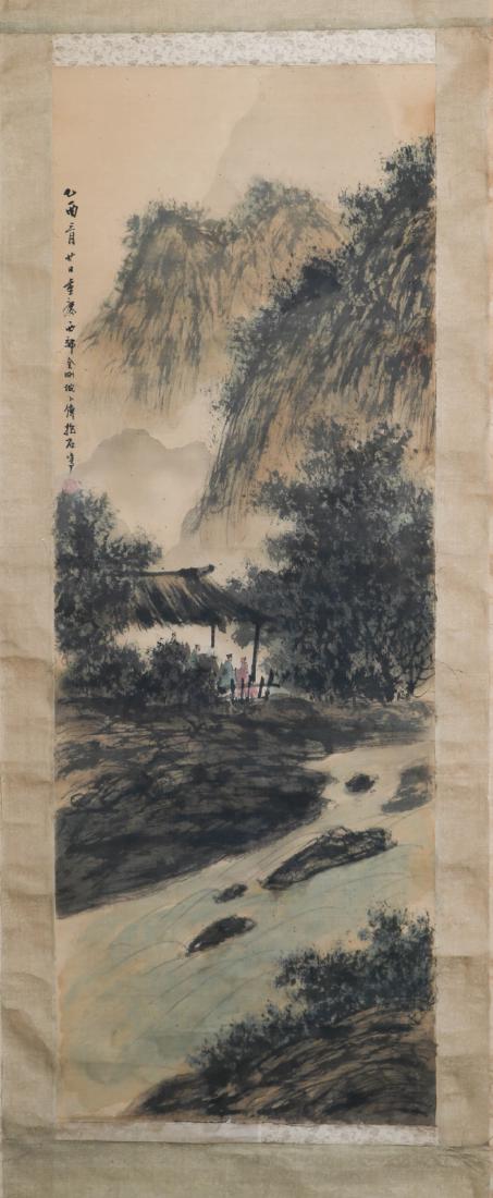 Chinese Ink/Color Scroll Painting (1 of 7)