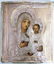 Antique 19c Russian 84 Silver icon Iverskaya