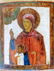Antique 18c Russian icon of the Mother of God.