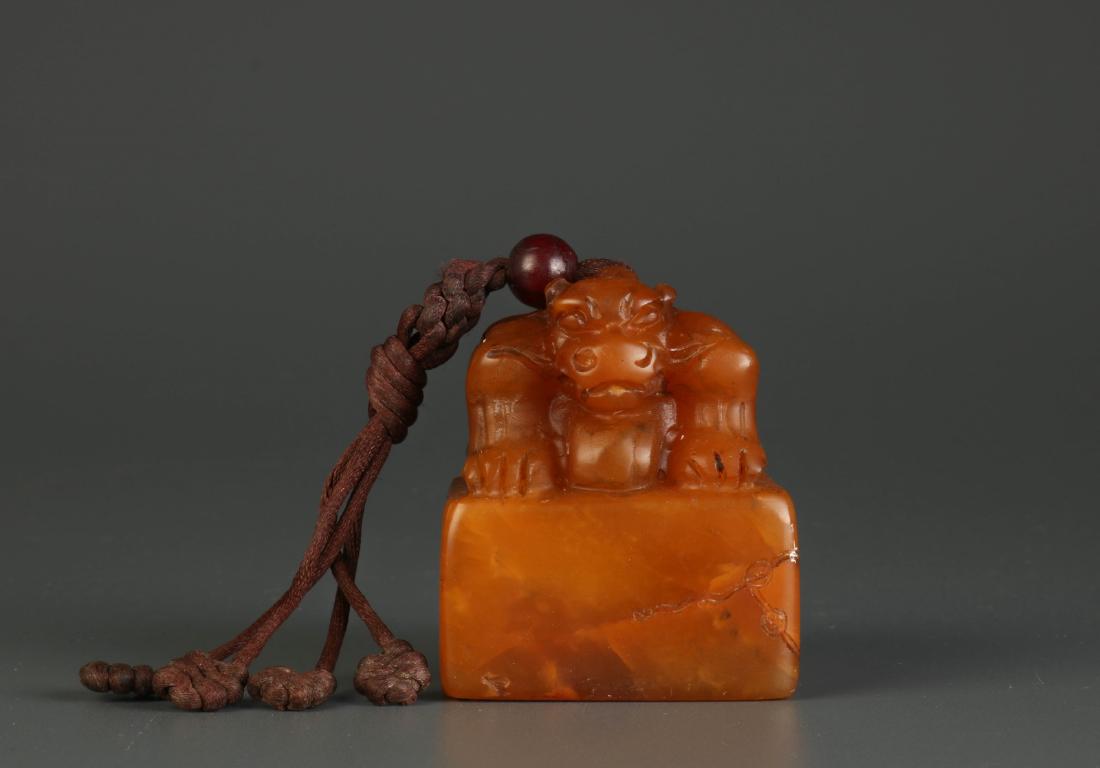 Chinese Carved Soapstone Seal (1 of 6)