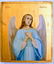 Antique 19c Russian Icon of the Guardian Angel