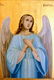 Antique 19c Russian Icon of the Guardian Angel - 2