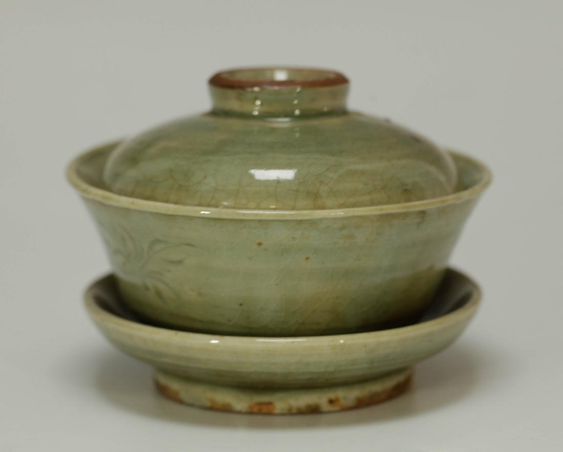 Chinese Porcelain Teacup Set, Ming Dynasty (1 of 6)