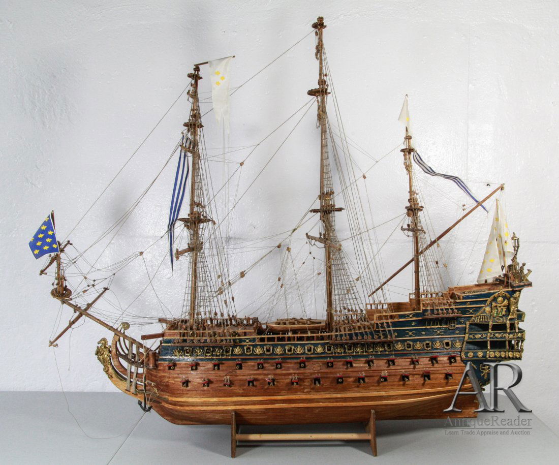 Man of War Modeling Ship Oct 28, 2012 Antique Reader Inc. in NY