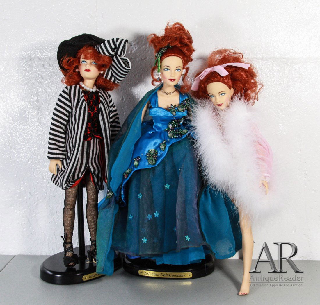 Three Effanbee Dolls of Brenda Starr: Three Effanbee Dolls of Brenda Starr, Reporter, June 30 1940 Dimension: 14"H