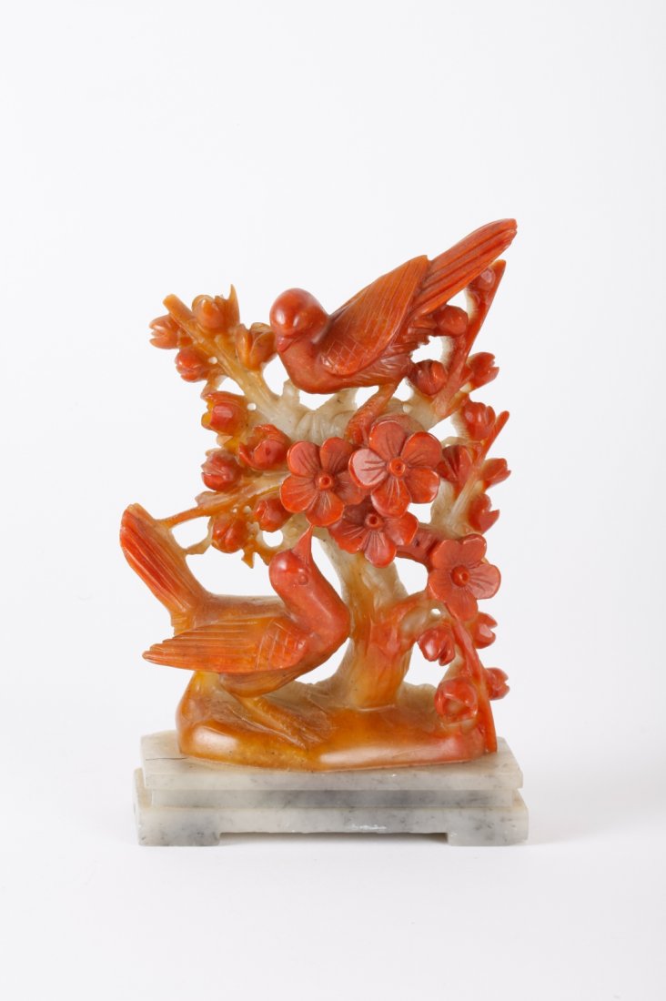 Republic Period Soapstone Carving: Republic Period Soapstone Carving Dimension: 6 1/2"H x 4"W