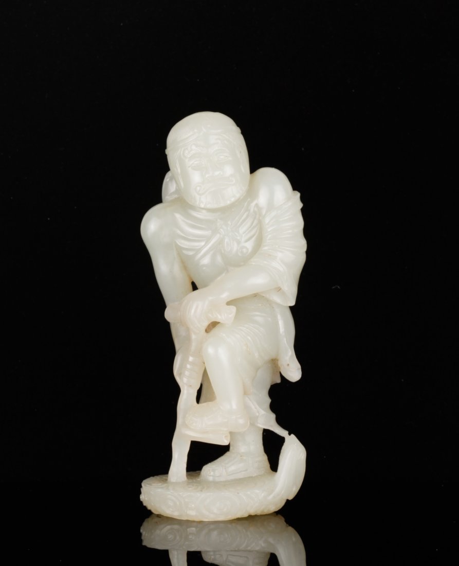 Qing Dynasty Jade Carved Figure - Aug 10, 2014 | Antique Reader Inc. in NY