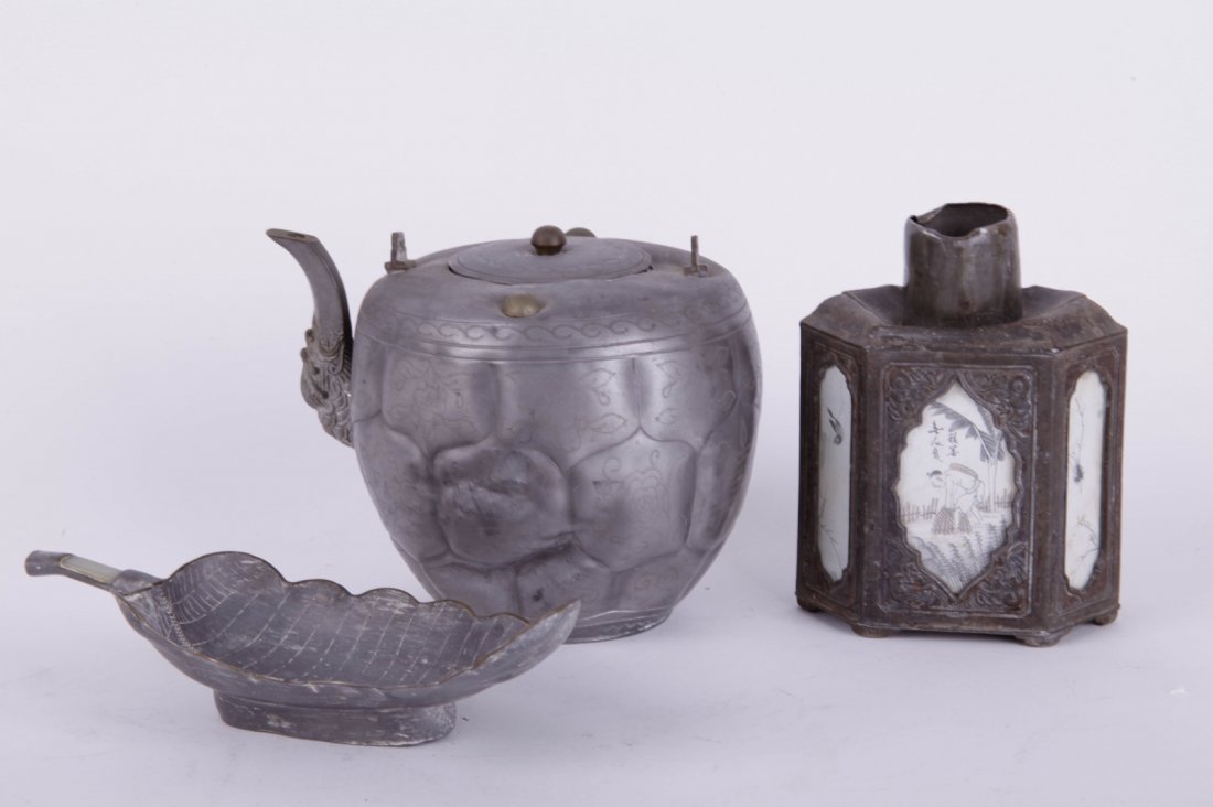 3 Pieces of Chinese Late Qing Dynasty Teapot (1 of 6)