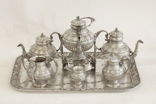 A Fine & Detailed European Sterling Silver Set (1 of 10)