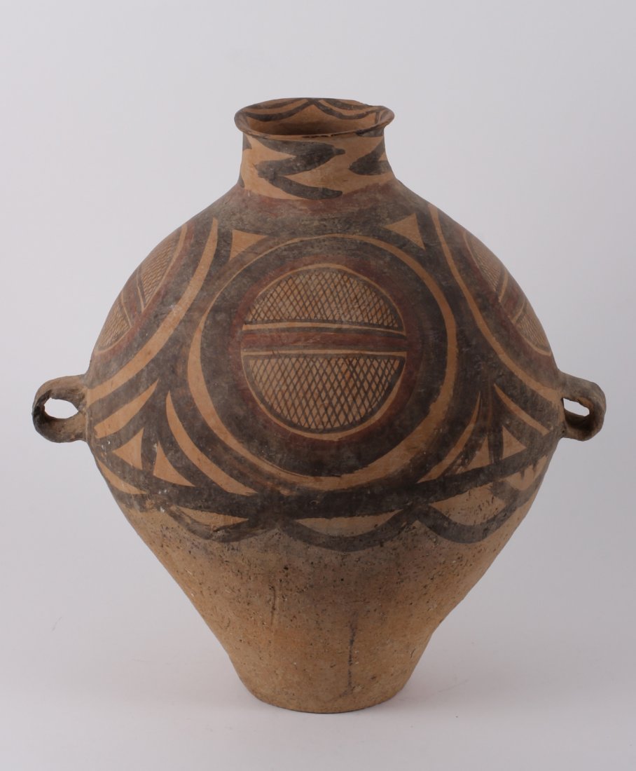 An Earthenware Jar: An Earthenware Jar_x000D_ Dimension : height 15 1/2 by 15 in.