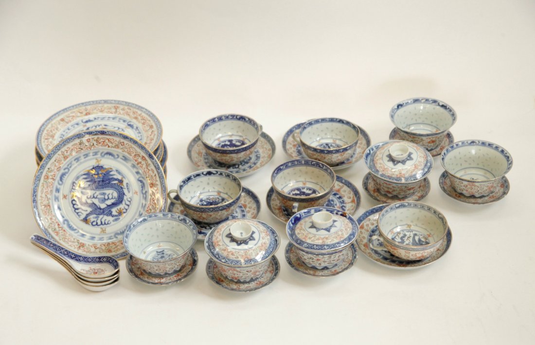 Group of 19th C. Porcelain Dinner Ware (1 of 4)